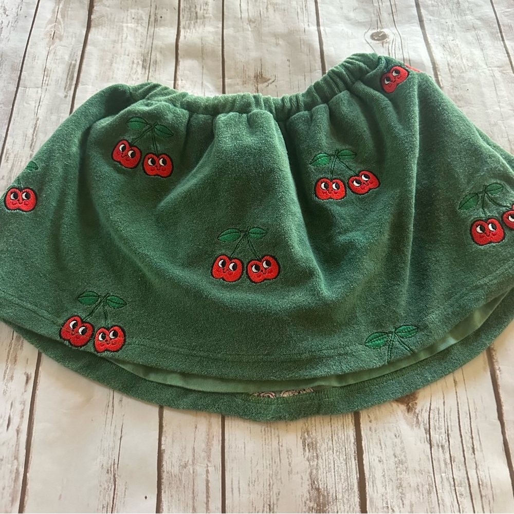 Banana valentine cherry terry skirt